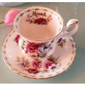 Royal Albert Flower of the Month March Coffee Duo