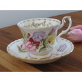 Royal Albert Flower of the Month April Tea duo