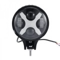 60W Spoot Light - 6" 60W Driving Light With X Angel Eyes & DRL