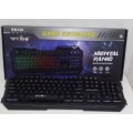 Wired Gaming Keyboard, Backlit for a great gaming experience
