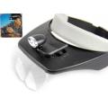 Magnifying Headset - Magnifying Glasses Headset - Magnifying Headset with 4 different Lens'