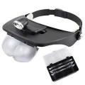 Magnifying Headset - Magnifying Glasses Headset - Magnifying Headset with 4 different Lens'