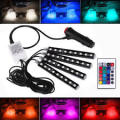 Car Strobe Lights - In Car 4 x 9 LED Strobe Lights With switch and controller