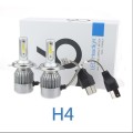 LED Headlight Kit - C6 H4 3pin LED Head Light Kit -  H4 3pin LED Headlights