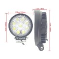 27W LED Spot Light - 5D 27W LED Spot Light - 27W 4.5" 3.5cm Width LED Spotlight