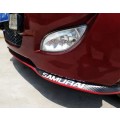 Rubber lip - Stylish Carbon look 2.5m Rubber Lip fits most cars - 2.5m Samurai Rubber Lip Protector