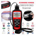 Diagnostic Scanner - Konnwei OBD2/EOBD Scanner - Konnwei KW808 OBD2 Scanner with Software Disc