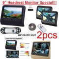 9" Headrest Monitor Special!!! 9" DVD Headrest Monitors with built in Speakers - Media Monitors