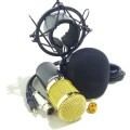Microphone - Condenser Microphone With Tripod Stand - 3.5mm Jack PC/Mobile Condenser Microphone