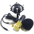 Microphone - Condenser Microphone With Tripod Stand - 3.5mm Jack PC/Mobile Condenser Microphone