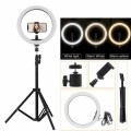 10" LED Ring Light With Tripod Stand - 10 inch Photography / Video LED Ring with 3 Light Colors
