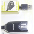 USB Ethernet Adapter - USB to Ethernet Adapter for PC and Laptop - Q-JC82 USB 3.0 Internet Adapter