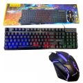Keyboard - 2-in-1 Keyboard Set - Wired RGB Backlit Keyboard and Mouse