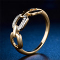 Exquizite Gold Polished Infinity Collection Ring