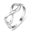 Exquizite Silver polished Infinity ring