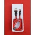 USB to Type C Fast Charge Cable ( Red )