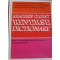 Reader's Digest Reverse Dictionary