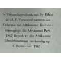Verwoerd aan die Woord  Toesprake 1948-1962 - Prof. A.N. Pelzer