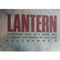 Lantern Jaargang XX1V no 4 Junie 1975 - Afrikaans - Sy Wording, Wasdom en Bloei
