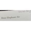 Dear Elephant Sir - Clive Walker - Hardcover - 150 pages