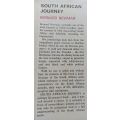 South African Journey - Bernard Newman - Hardcover - 222 pages
