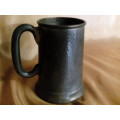 LOOK AT THIS STUNNING PEWTER BEER MUG FROM ENGLAND!! (HANDLE PREVIOUSLY REPAIRED)