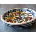 LOOK AT THIS STUNNING HAND PAINTED LITTLE GREEK? DISH - SUCH A BEAUTIFUL PIECE!!!!