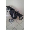 All Terrain Pram with inflatable weels