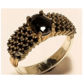 Authentic Turkish Ring with Onyx