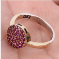 Authentic Turkish Ruby Dots Ring