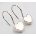 925 Sterling Silver Hook Earring -Heart