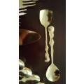 gold plated tea spoon set