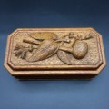 Beautifully Carved Wooden Pipe/Tobacco Box (Possibly Trench Art)