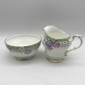 Rare Pattern`Paragon`China Milk Jug and Sugar Bowl