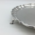 Antique Silver-Plated Salver or Cocktail Tray (Barker Brothers)