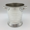 Stylish Vintage `SERANCO` Silver-Plated Ice Bucket
