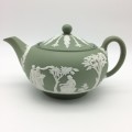 Early Green Wedgwood Jasperware Teapot and Lid (1936)