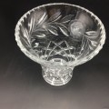 Good Quality `Rose-Cut` Crystal Vase