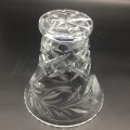 Good Quality `Rose-Cut` Crystal Vase