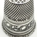 Attractive Vintage Sterling Silver Thimble