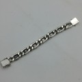 Very Heavy Sterling Silver Gents Bracelet (Custom Made)