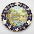 `Royal Crown Derby` Signed Cabinet Plate