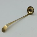 Small Solid Silver German Antique Gilt Ladle