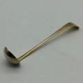 Small Solid Silver German Antique Gilt Ladle