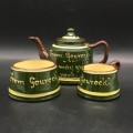 Early `Torquay Motto Ware` Tea for Two Set