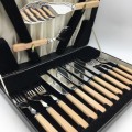 Vintage Six Place `Canteen of Fish Knives/Forks and Carvers`