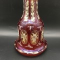 Rare `Bohemian Ruby Glass Hookah` Base (early 1800`s)