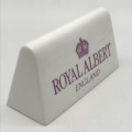 Early `Royal Albert` China Advertising Display Sign