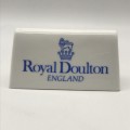 Early `Royal Doulton` China Advertising Display Sign