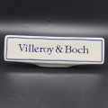 Early `Villeroy and Boch` China Advertising Display Sign